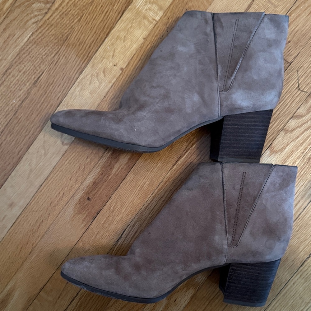 Vince Camuto Brown Ankle Booties